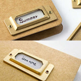 Traveler's Company - Brass Label Plate