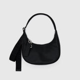 Baggu Recycled Leather Crescent Bag Small - Black_Simple_Beautiful_Things