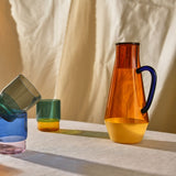 Glass Two-tone Carafe 1L - Amber