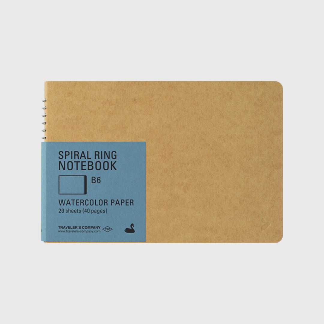 Traveler's Company - Spiral Ring Notebook Watercolour Paper_Simple_Beautiful_Things