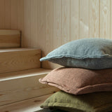 Wool Cushion - Coral