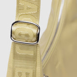 Baggu Recycled Leather Crescent Bag Medium - Straw