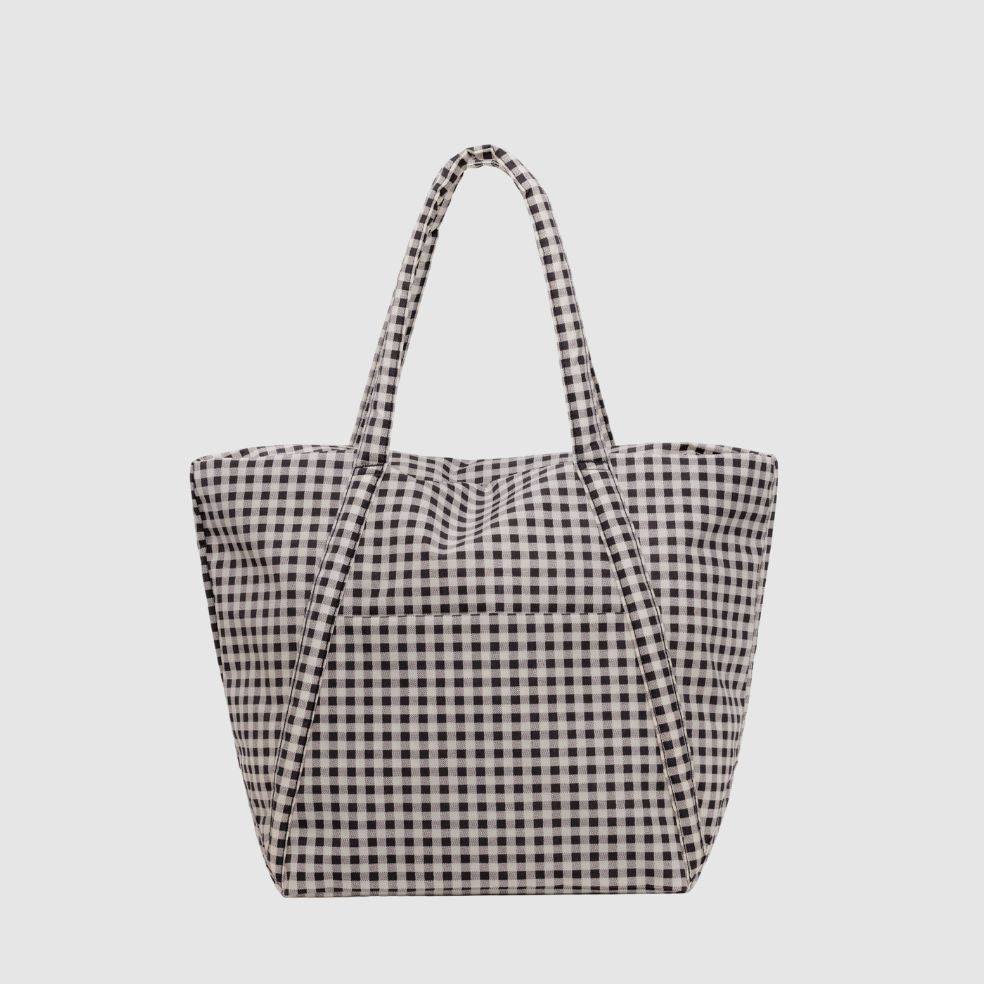 Baggu Cloud Bag - Black & White Gingham_Simple_Beautiful_Things