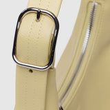 Baggu Recycled Leather Shoulder Bag Mini - Straw