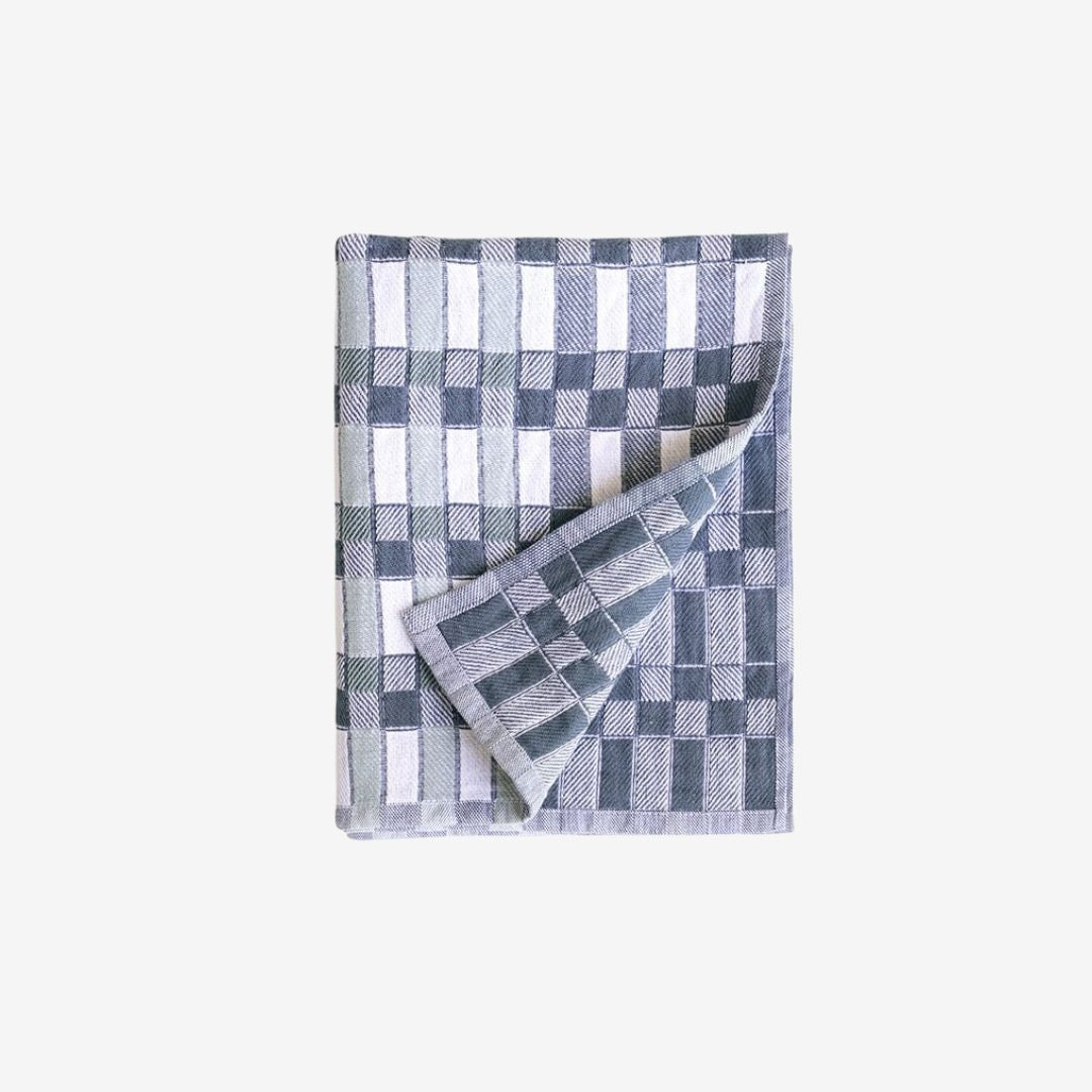 Mungo Tea Towel Pocket Weave - Flint_Simple_Beautiful_Things