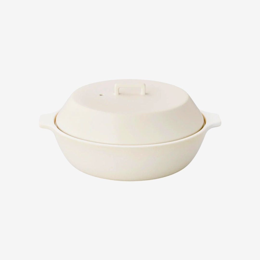 Kinto Kakomi - Donabe Pot White_2.5L_Simple_Beautiful_Things
