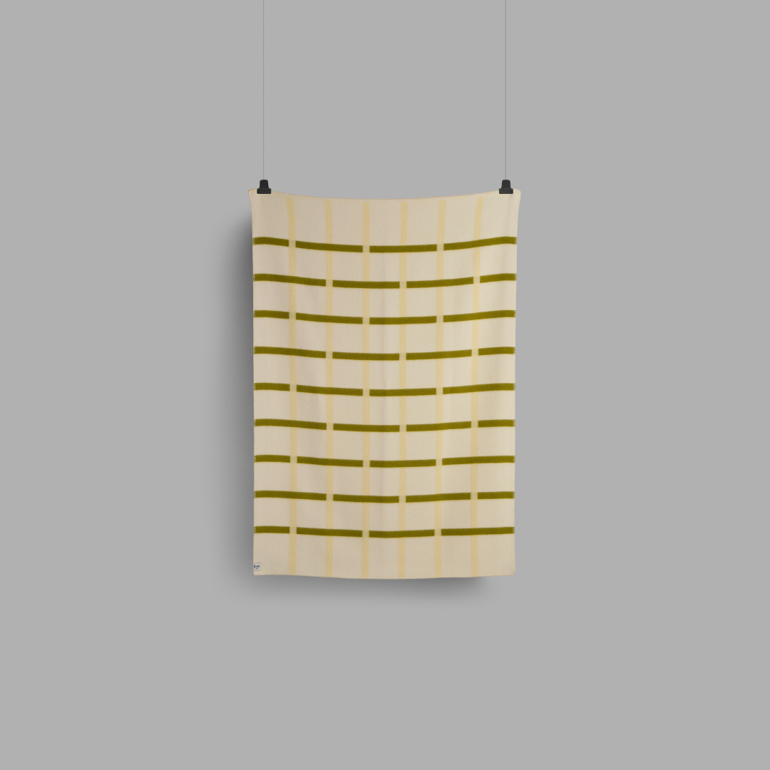 Roros Tweed Knut Throw - Lime Simple Beautiful Things