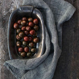 Linen Tea Towel - Thick Herringbone