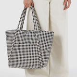 Baggu Cloud Bag - Black & White Gingham