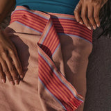 Mungo Ruti Kikoi Cotton Wrap - Apricot