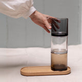 Hasami Glass Tumbler - Grey (set of 3)