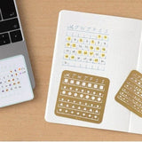 Midori Brass Calendar Template