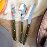 Sabre Cutlery Bistro 24 Piece - Green Fern