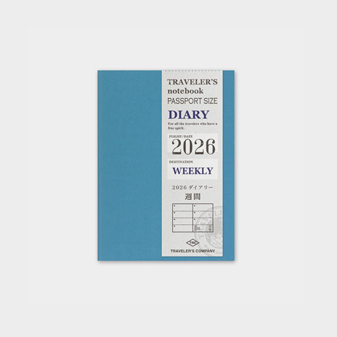 Traveler's Notebook 2026  Weekly Diary Passport_Simple_Beautiful_Things