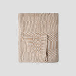 Mungo Cotton Throw Whalebone - Taupe_Simple_Beautiful_Things
