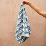 Mungo Tea Towel  Pocket Weave - Chives