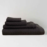 Kontex Heather Waffle Towel - Charcoal_Simple_Beautiful_Things