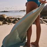 Mungo Ruti Kikoi Cotton Wrap - Sage