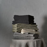 Kontex Brera Waffle Towel - Grey