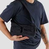 Baggu Cargo Shoulder Bag Small - Black