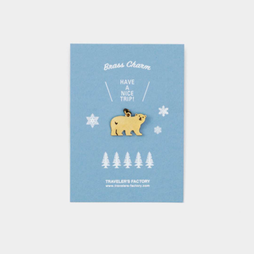 TRAVELER'S Factory Brass Charm Bear Online Australia Simple