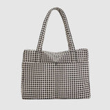 Baggu Cloud Carry On - Black & White Gingham