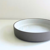 Hasami Porcelain Shallow Bowl 25.5cm Ash White