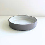 Hasami Porcelain Shallow Bowl 25.5cm Ash White