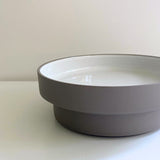 Hasami Porcelain Shallow Bowl 25.5cm Ash White