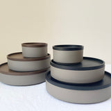 Hasami Porcelain Richlite Tray 14.5cm Dark Brown