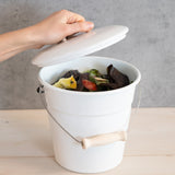 Riess Enamel Kitchen Compost Bin