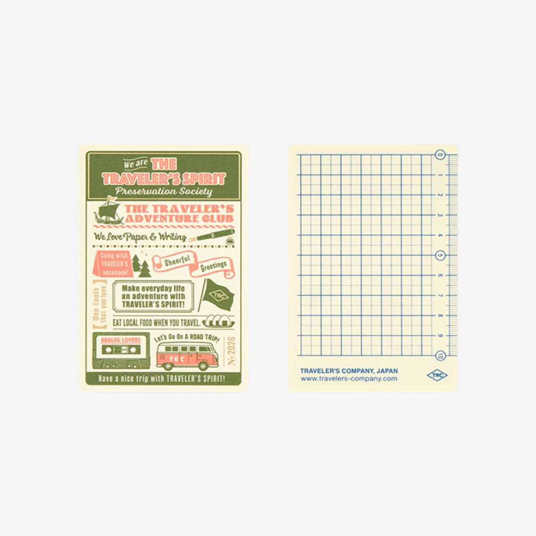 Traveler's Notebook Backing Sheet 2026 Passport size_Simple_Beautiful_Things