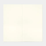 Traveler's Factory Short Trip Refill - Cream Blank