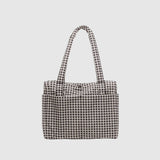 Baggu Cloud Carry-On Small - Black & White Gingham