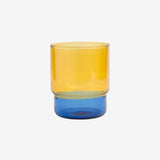 Two_tone_stacking_glass_300ml_yellow/blue_simple_beautiful_things