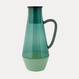 Glass Two-tone Carafe 1L - Green