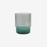 two_tone_stacking_glass_300ml_grey/green_simple_beautiful_things