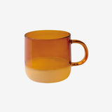 Glass Two-tone Mug 350ml - Amber