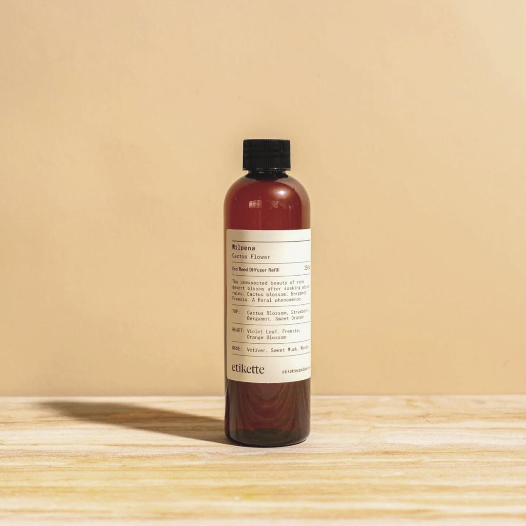 Etikette Reed Diffuser Refill WILPENA - Cactus flower - 250mll_Simple_Beautiful_Things