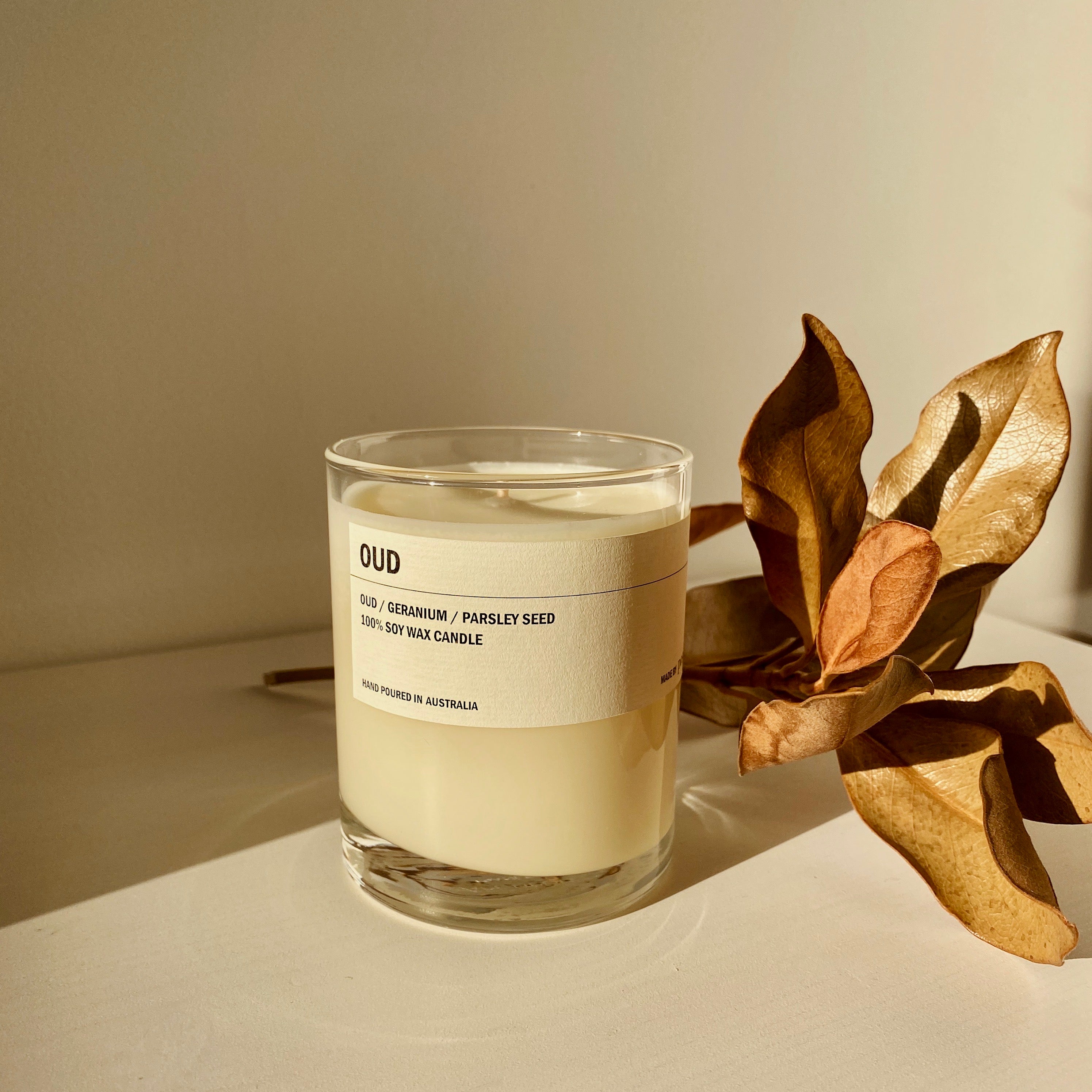 Posie candle OUD - Oudwood / Geranium / Parsley seed 300g - simplebeautifulthings