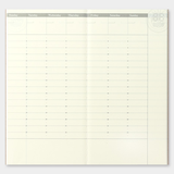 Traveler's Notebook Refill - Diary Weekly - simplebeautifulthings