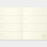 Traveler's Notebook Refill - Diary Weekly, Passport size - simplebeautifulthings