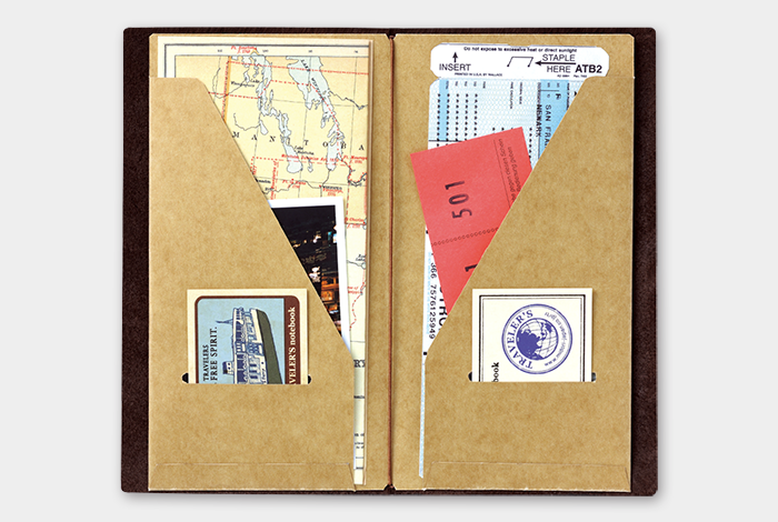 Traveler's Notebook Refill - Kraft paper folder - simplebeautifulthings