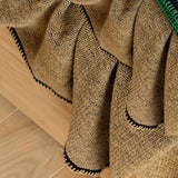 Wool Throw - Cognac