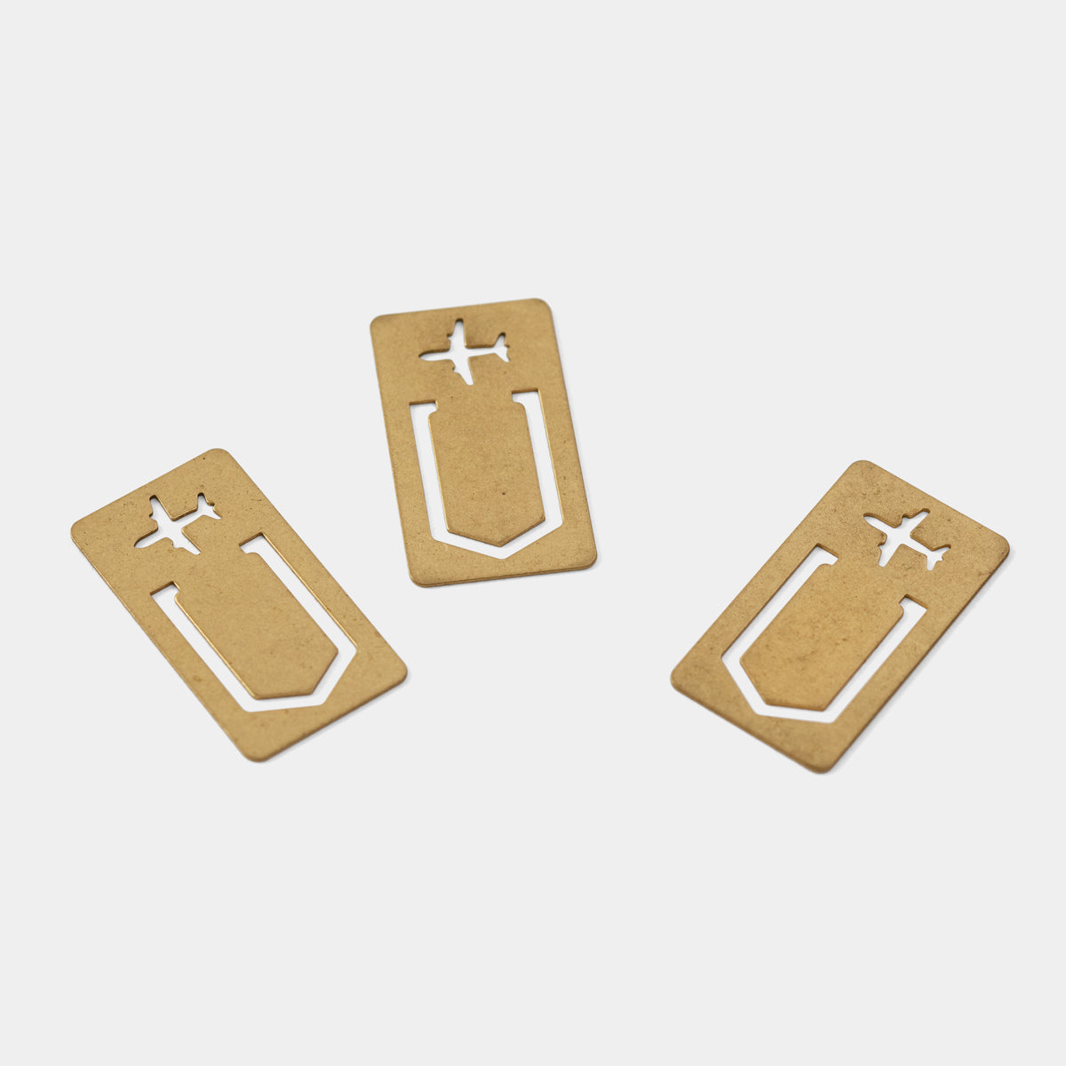 TRAVELER'S Factory Brass Clip - Airplane