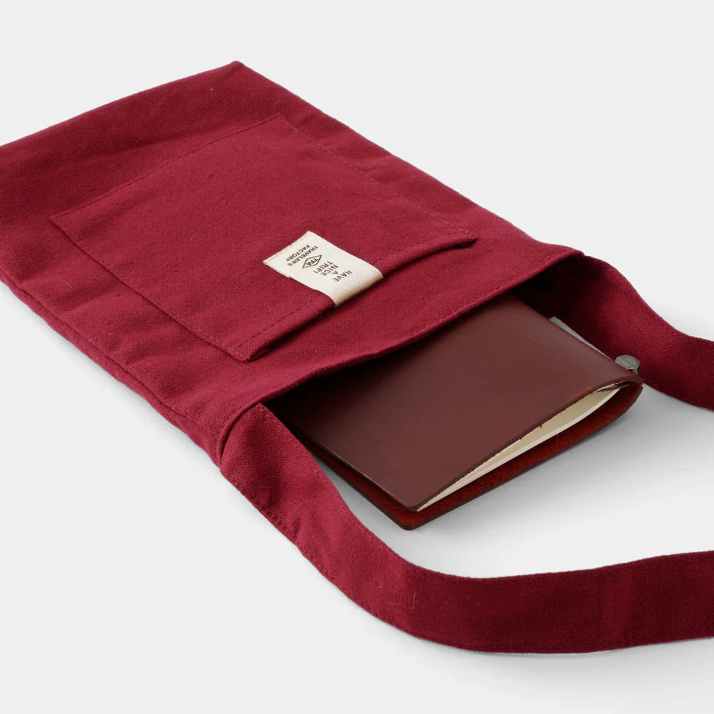 Traveler's Notebook Red Sacoche Simple Beautiful Things