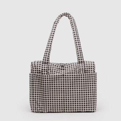 Baggu Cloud Carry-On Small - Black & White Gingham_Simple_Beautiful_Things