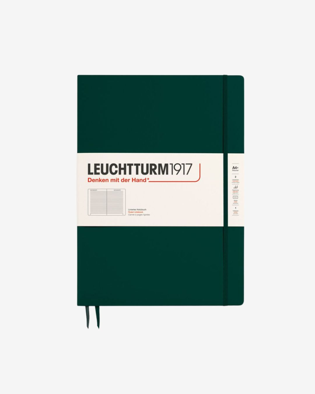 Leuchtturm1917 Hard Cover Notebook - A4 Ruled_Simple_Beautiful_Things
