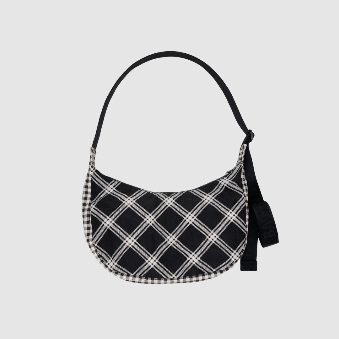 Baggu Nylon Crossbody Bag Medium - Mixed Plaid_Simple_Beautiful_Things