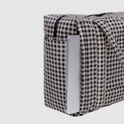 Baggu Cloud Carry-On Small - Black & White Gingham